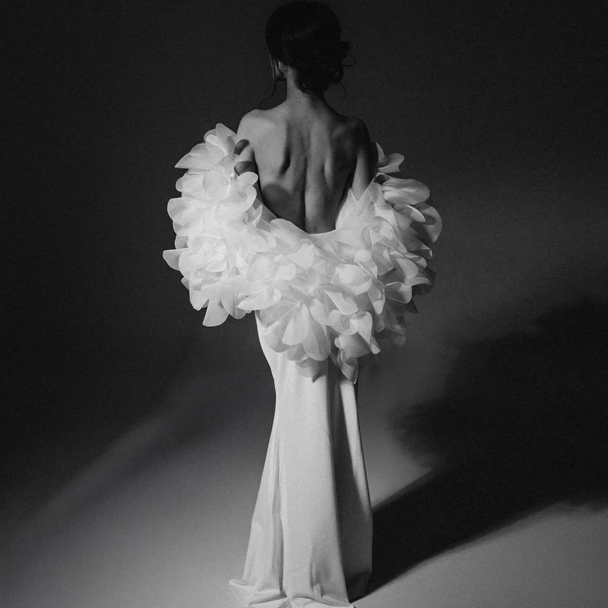 Elegant Bridal Jacket for Wedding Dress Romantic White Floral Red Carpet Bolero Petal Crop Top 3D Flower Cape Custom Made
Elegant Bridal Jacket for Wedding Dress Romantic White Floral Red Carpet Bolero Petal Crop Top 3D Flower Cape Custom Made