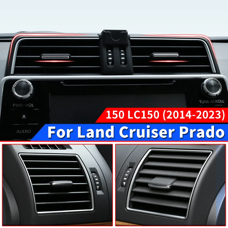 Air Рамка для украшения выходного отверстия для Toyota Land Cruiser Prado 150 Lc150 Fj150 2014-2022 2021, обновленные аксессуары для интерьера
Air Рамка для украшения выходного отверстия для Toyota Land Cruiser Prado 150 Lc150 Fj150 2014-2022 2021, обновленные аксессуары для интерьера