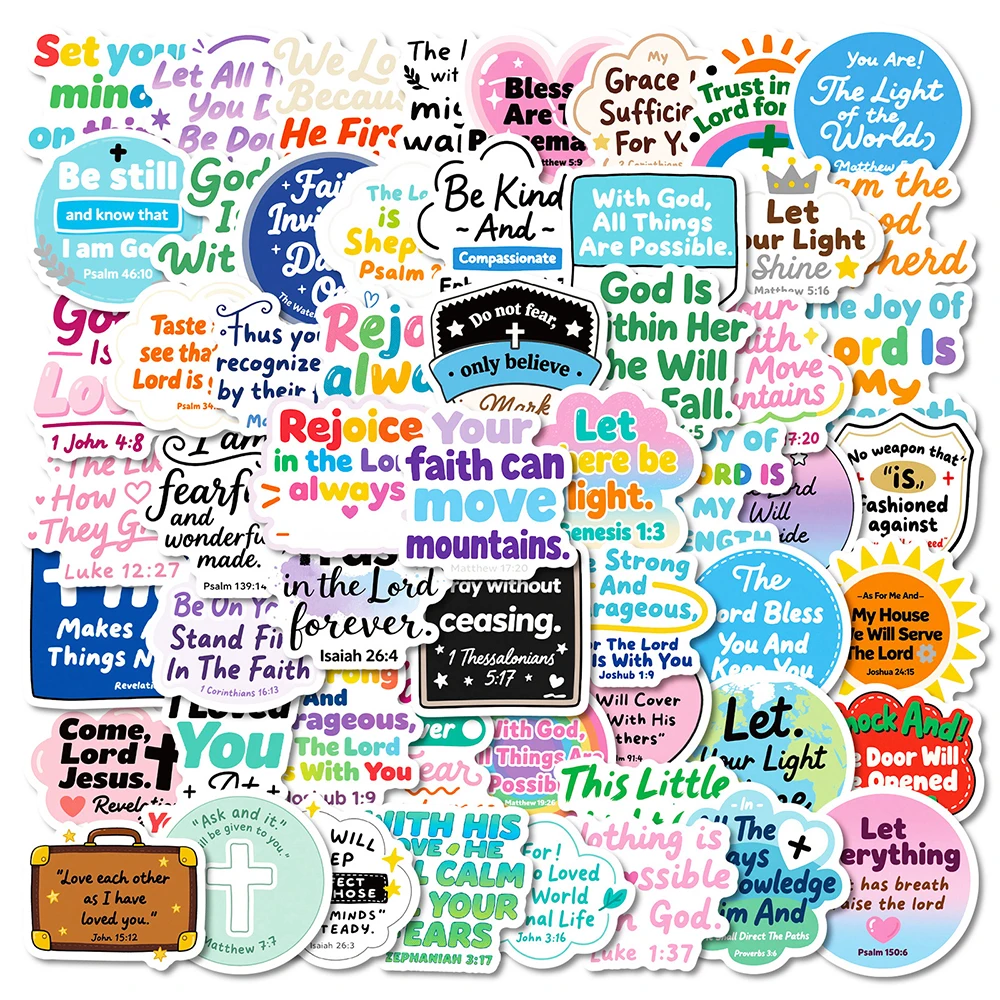 10/30/56pcs Inspirational English Phrases Stickers Motivational Bible Cartoon Sticker Scrapbooking Luggage Phone Graffiti Decals
10/30/56pcs Inspirational English Phrases Stickers Motivational Bible Cartoon Sticker Scrapbooking Luggage Phone Graffiti Decals