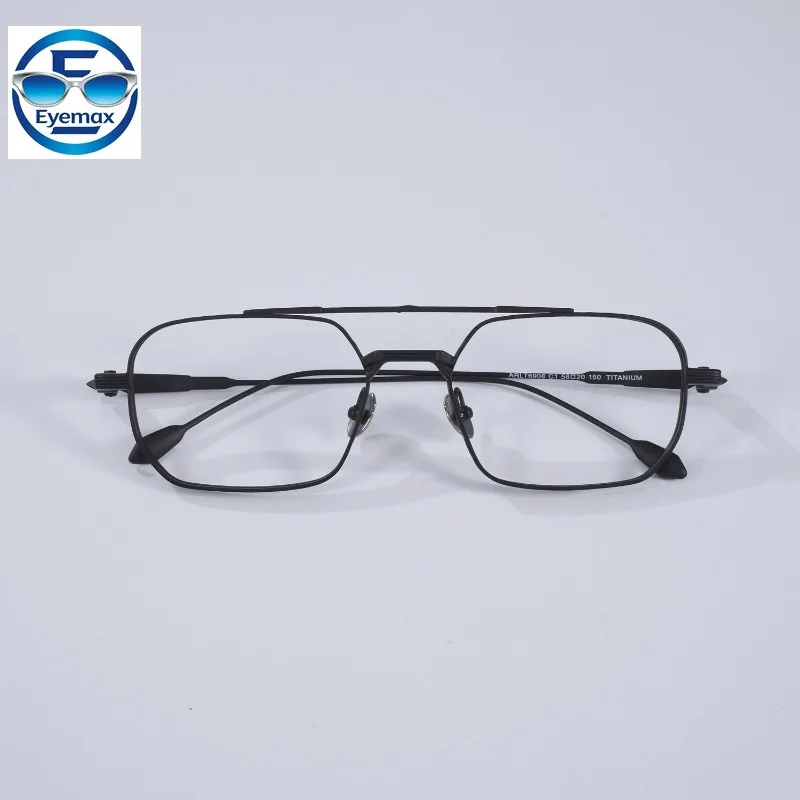 2026 Vintage Pilot Double Bridge Eyeglasses Frame Men Business Style Pure Titanium Optical Glasses for Prescription 58-20-150
2026 Vintage Pilot Double Bridge Eyeglasses Frame Men Business Style Pure Titanium Optical Glasses for Prescription 58-20-150