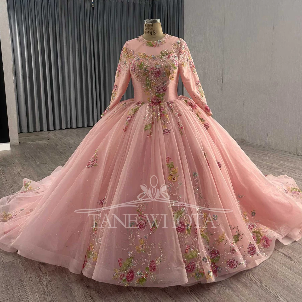 Розовое мусульманское вечернее платье с высокими длинными рукавами, расшитым блестками, хрустальным бантом и шнуровкой сзади, вышивкой, настраиваемым
Розовое мусульманское вечернее платье с высокими длинными рукавами, расшитым блестками, хрустальным бантом и шнуровкой сзади, вышивкой, настраиваемым