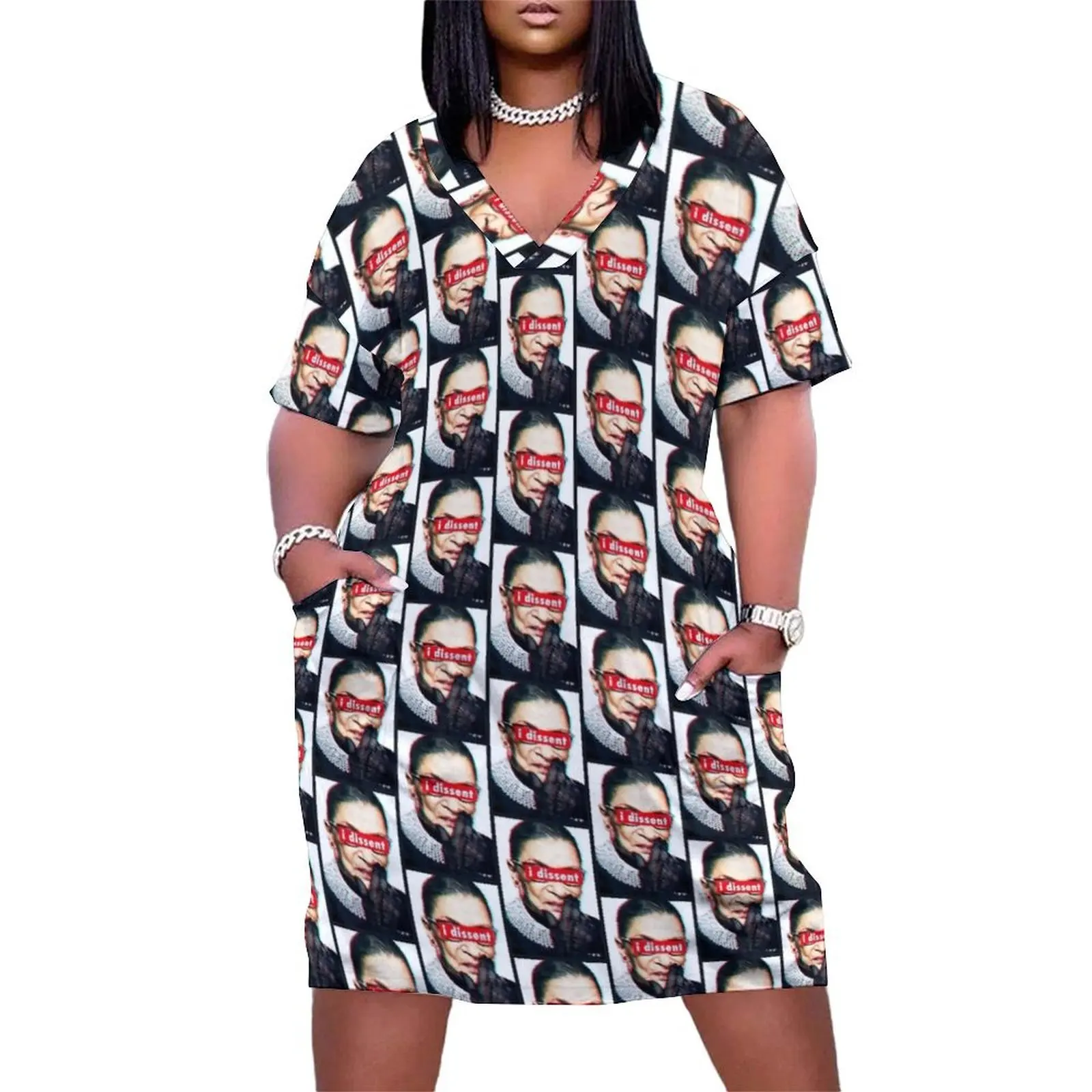 Ruth Bader Ginsburg I Dissent 3d Loose Pocket Dress dress korean style Aesthetic clothing
Ruth Bader Ginsburg I Dissent 3d Loose Pocket Dress dress korean style Aesthetic clothing