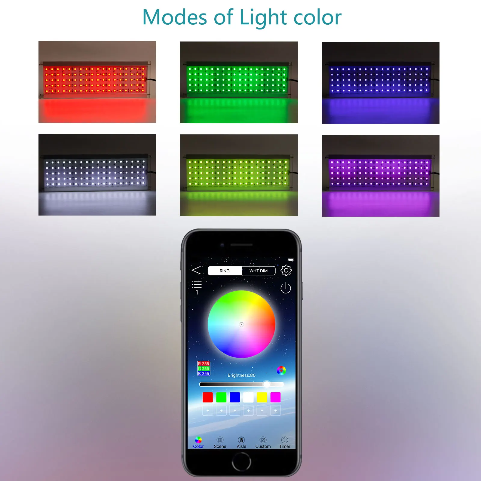 Timer Lamp For Aquariums Decoration Aquarium Light 100CM RGB Marine Fish Tank Aquarium LED Lighting For Plants Flowers Corals
Timer Lamp For Aquariums Decoration Aquarium Light 100CM RGB Marine Fish Tank Aquarium LED Lighting For Plants Flowers Corals