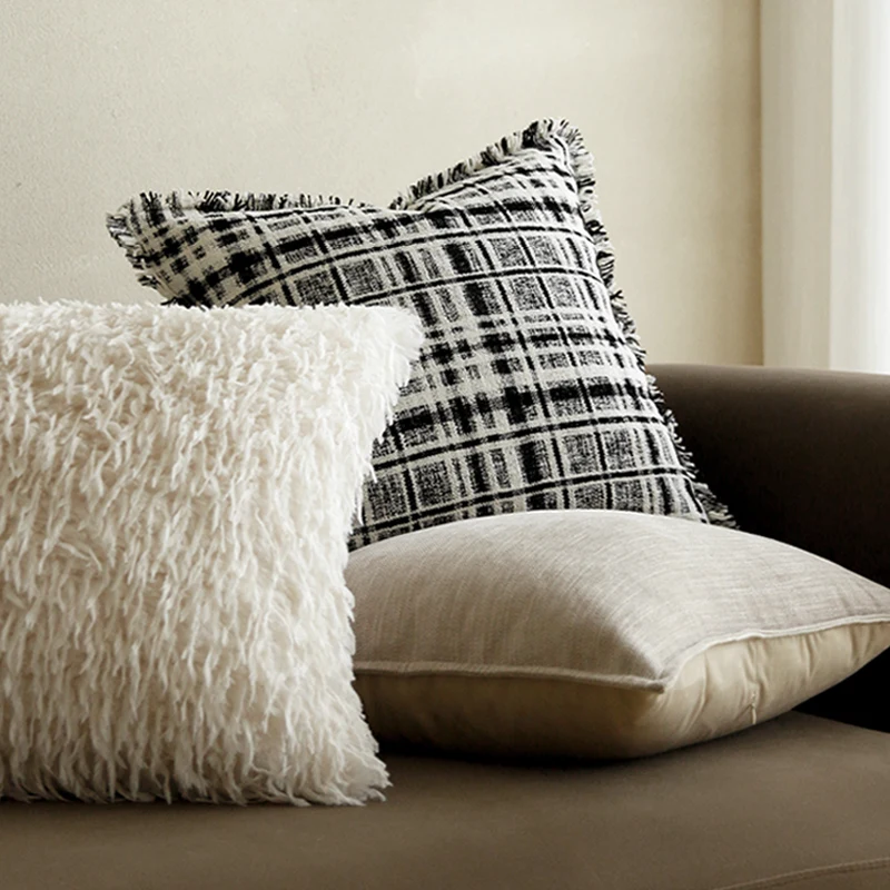 Современная простая серия: Подушка из кроличьего меха класса люкс для гостиной, дивана, отеля, декоративная подушка для поясницы, домашняя декоративная подушка
Современная простая серия: Подушка из кроличьего меха класса люкс для гостиной, дивана, отеля, декоративная подушка для поясницы, домашняя декоративная подушка