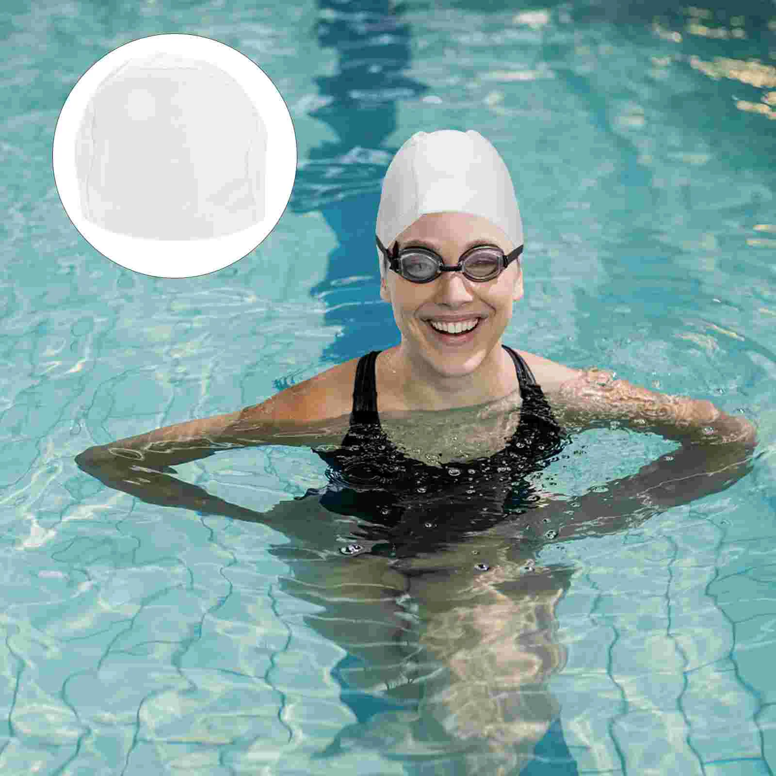 Pu Swimming Cap Shower for Kids Hat Hair Waterproof Elastic Adult Child Accessory
Pu Swimming Cap Shower for Kids Hat Hair Waterproof Elastic Adult Child Accessory