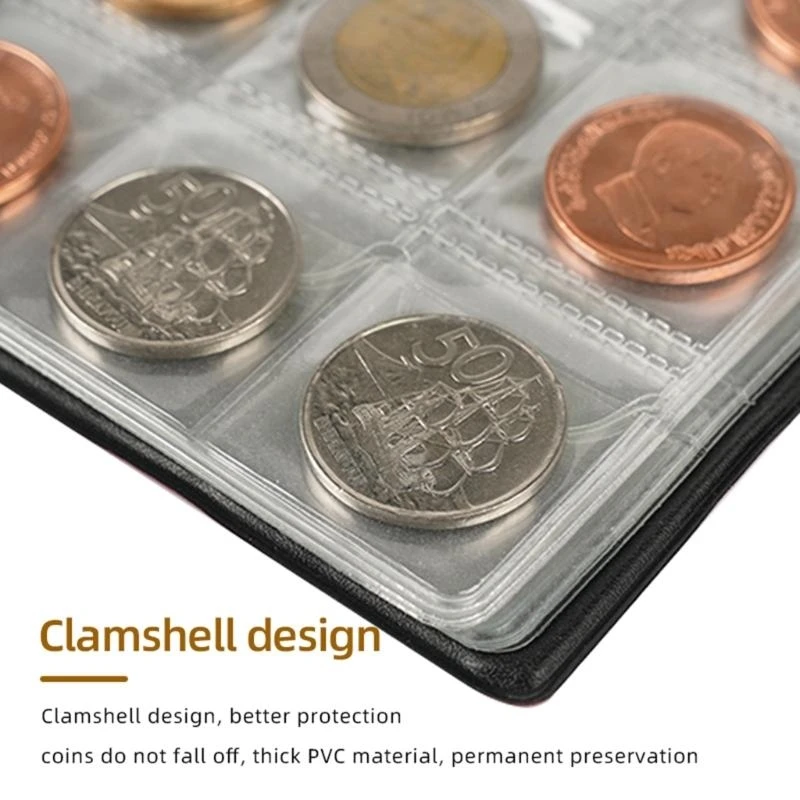 Coin Collector Album 120 Pocket Coin Storage Album Coin Collection Book Coin Holder Penny Collecting Book best sale
Coin Collector Album 120 Pocket Coin Storage Album Coin Collection Book Coin Holder Penny Collecting Book best sale