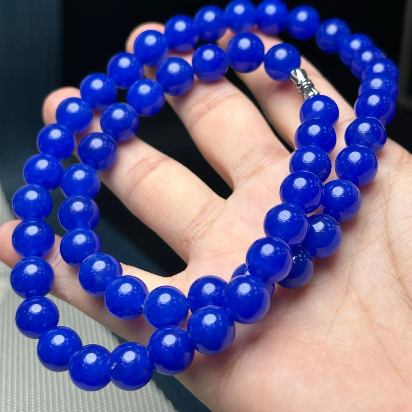 AAA Real Natural Ice blue Myanmar Beads Jade jadeite Necklaces & Pendants 10MM
AAA Real Natural Ice blue Myanmar Beads Jade jadeite Necklaces & Pendants 10MM