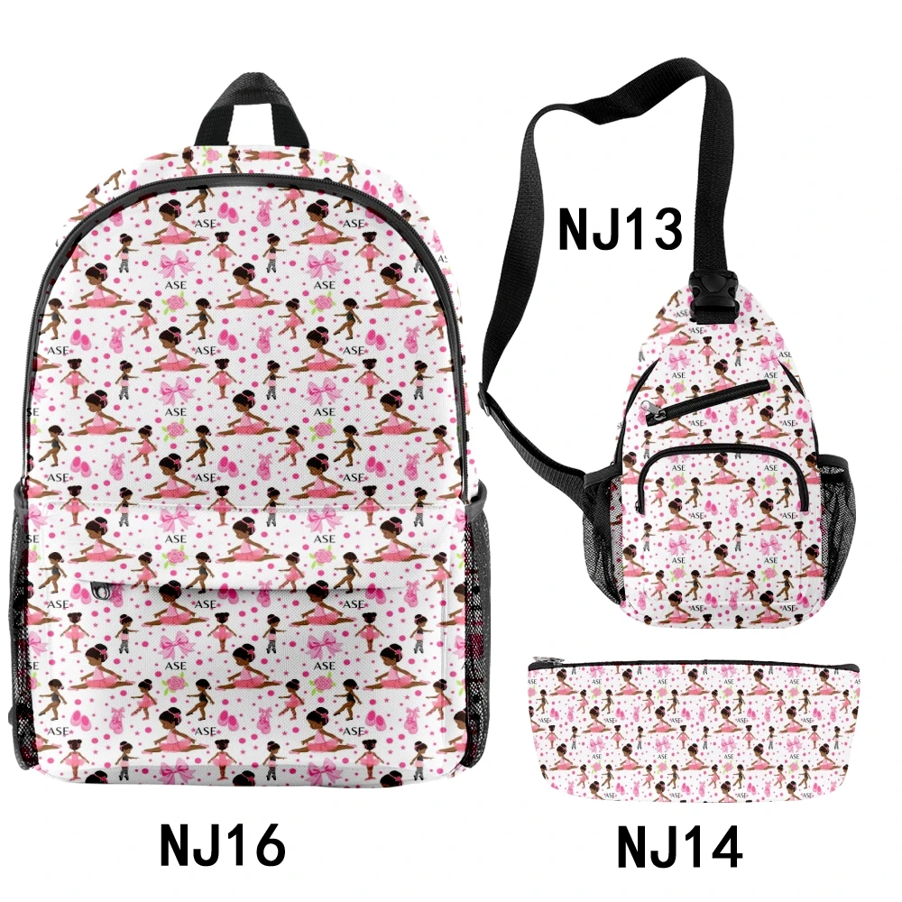 Fashion Youthful African Girls 3pcs/Set Backpack 3D Print Bookbag Laptop Daypack Backpacks Chest Bags Pencil Case
Fashion Youthful African Girls 3pcs/Set Backpack 3D Print Bookbag Laptop Daypack Backpacks Chest Bags Pencil Case