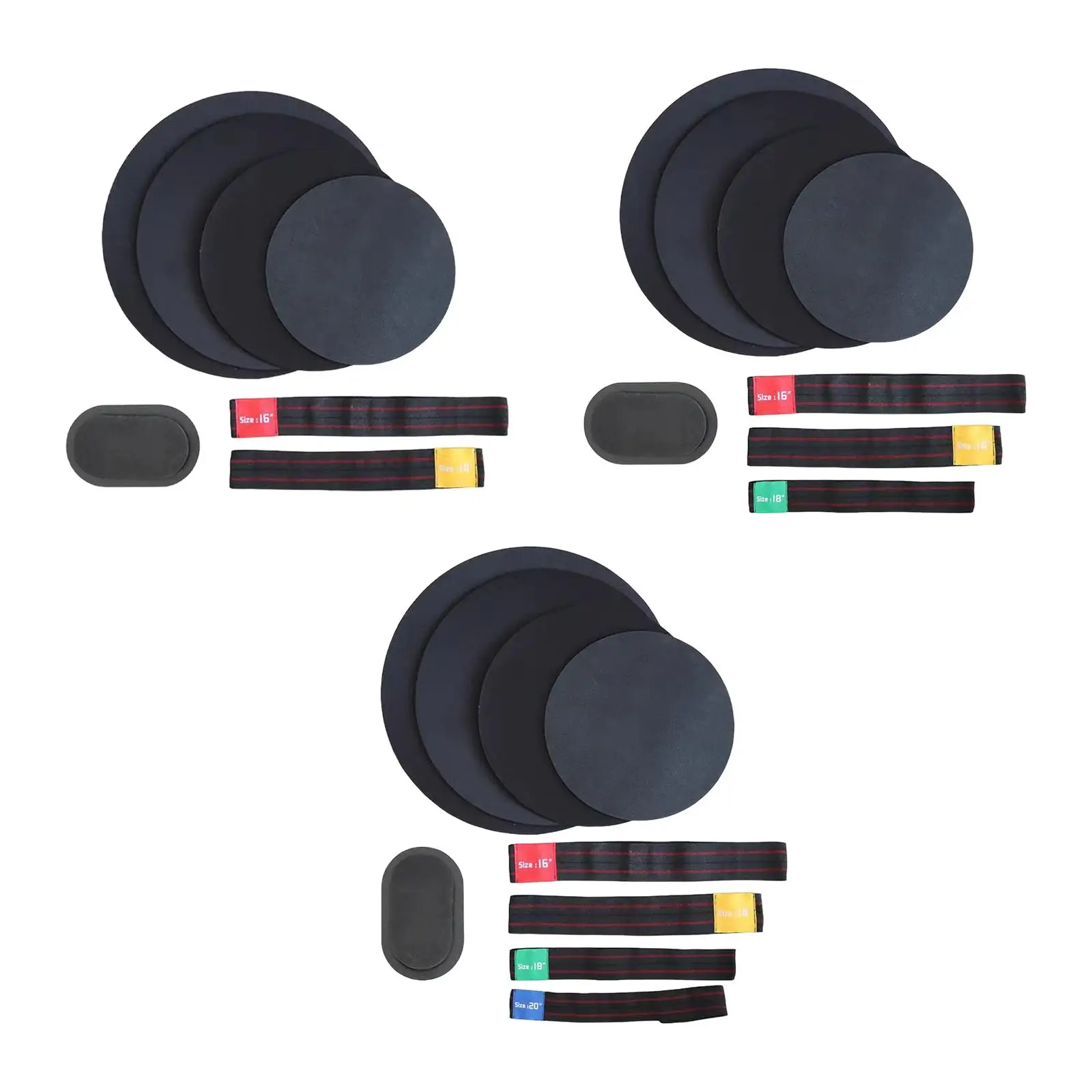 Drum Mute Pads Percussion Accessories Drum Dampers with Cymbal Pad for Indoor Outdoor Beginners Drumming Practice Training Prop
Drum Mute Pads Percussion Accessories Drum Dampers with Cymbal Pad for Indoor Outdoor Beginners Drumming Practice Training Prop