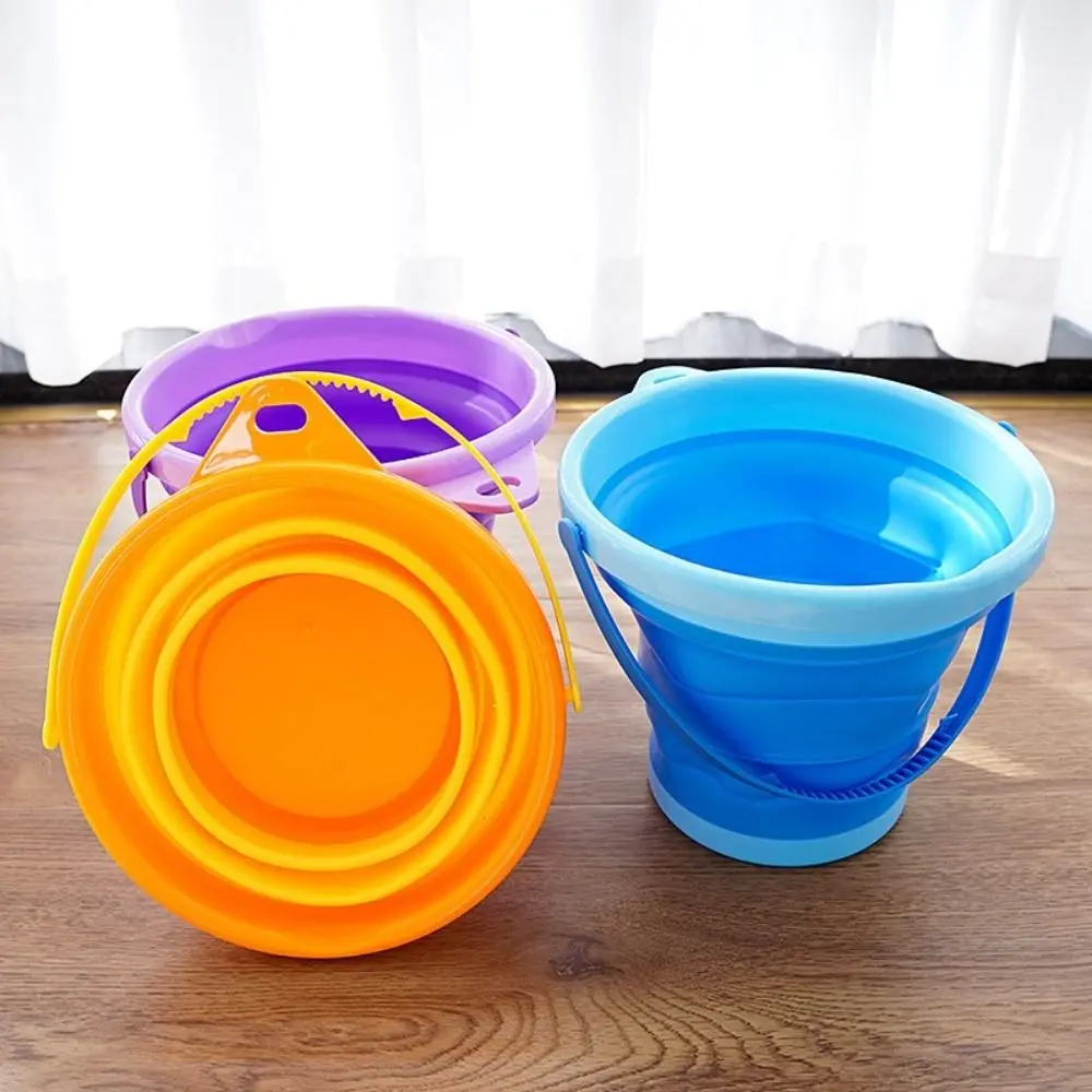 Portable Beach Folding Buckets Retractable Round Sandbox Toy Bucket Plastic Multifunctional Beach Collapsible Bucket Play Sand
Portable Beach Folding Buckets Retractable Round Sandbox Toy Bucket Plastic Multifunctional Beach Collapsible Bucket Play Sand