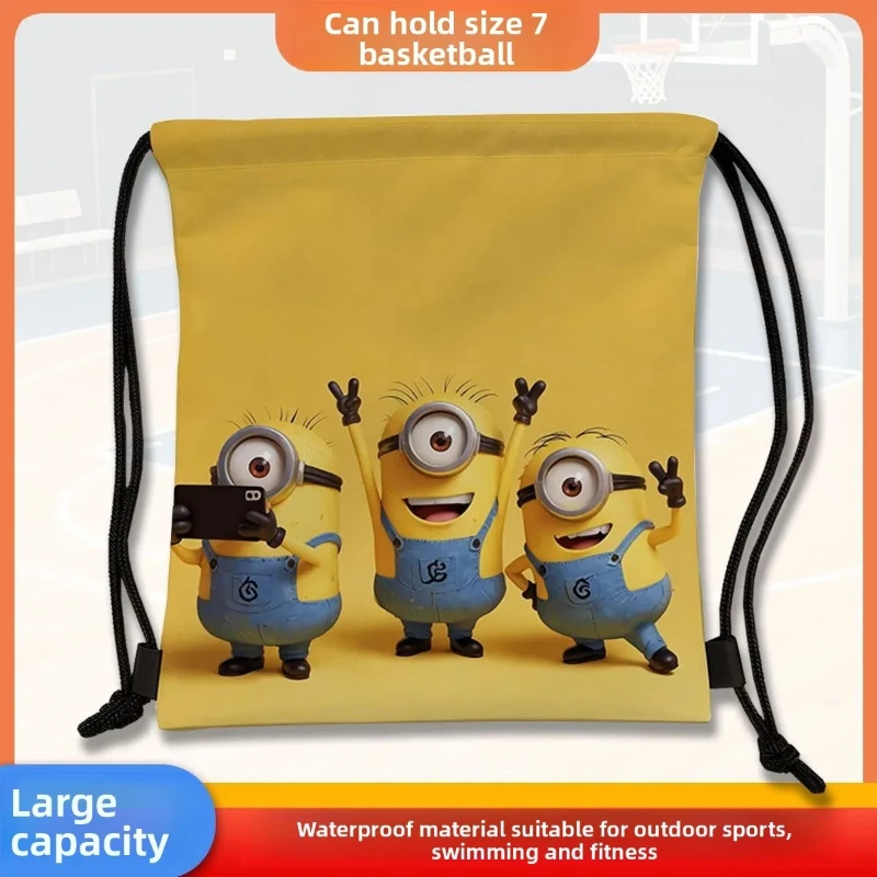 Minions movie animation cartoon cute basketball bag kawaii home travel sports portable drawstring storage bag backpack wholesale
Minions movie animation cartoon cute basketball bag kawaii home travel sports portable drawstring storage bag backpack wholesale