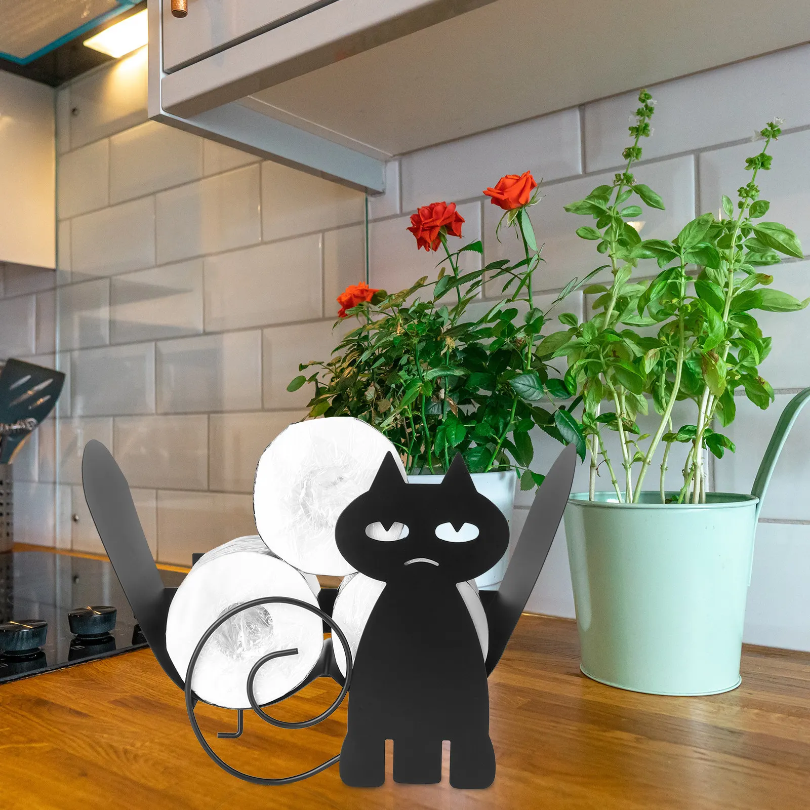 Модный держатель для бумажных полотенец в форме кошки, прочная металлическая подставка для рулонов бумаги для ванной и кухни, декоративный держатель для салфеток
Модный держатель для бумажных полотенец в форме кошки, прочная металлическая подставка для рулонов бумаги для ванной и кухни, декоративный держатель для салфеток
