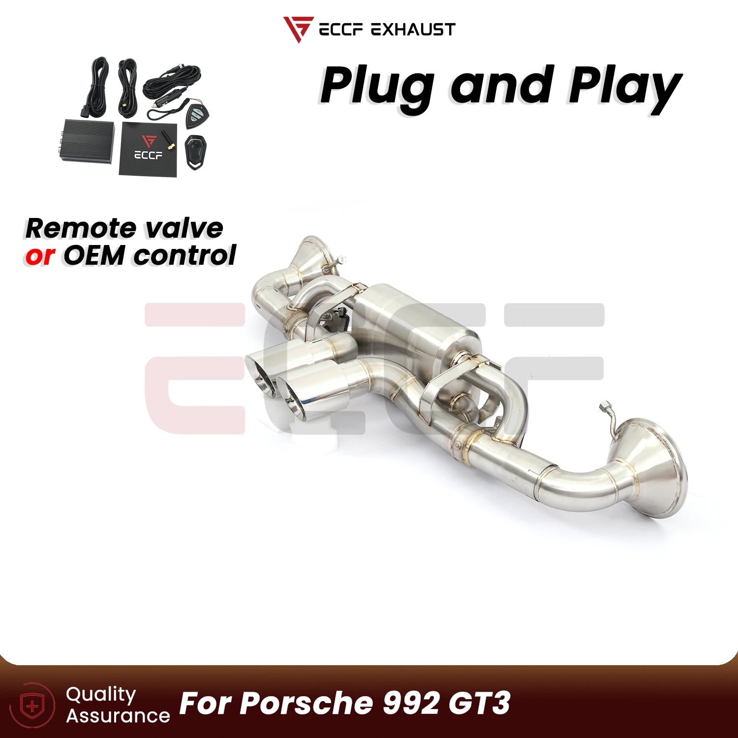 Aggressive Exhaust Sound Stainless steel Catback exhaust For Porsche 992 GT3 Performance Upgrade Easy Installation
Aggressive Exhaust Sound Stainless steel Catback exhaust For Porsche 992 GT3 Performance Upgrade Easy Installation