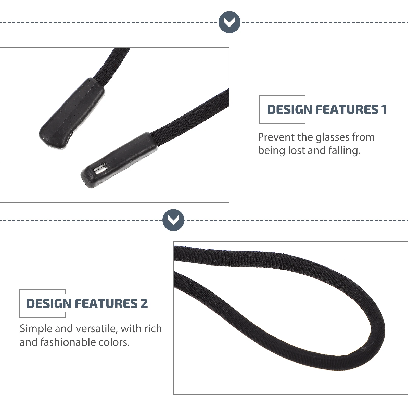 5 Pcs Glasses Chain Mask Lanyard Fixing Eyeglasses Strap Hanging Strip Lanyards Chains Anti-lost Rope Anti-slip Cords
5 Pcs Glasses Chain Mask Lanyard Fixing Eyeglasses Strap Hanging Strip Lanyards Chains Anti-lost Rope Anti-slip Cords