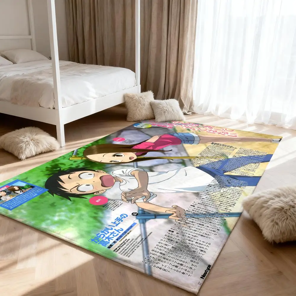 Takagi T-Teasing MasterS cute Floor Mat Soft Thickened Absorbent Non-Slip Bedroom Living Room Door Mat Home Decor Flannel Rugs
Takagi T-Teasing MasterS cute Floor Mat Soft Thickened Absorbent Non-Slip Bedroom Living Room Door Mat Home Decor Flannel Rugs