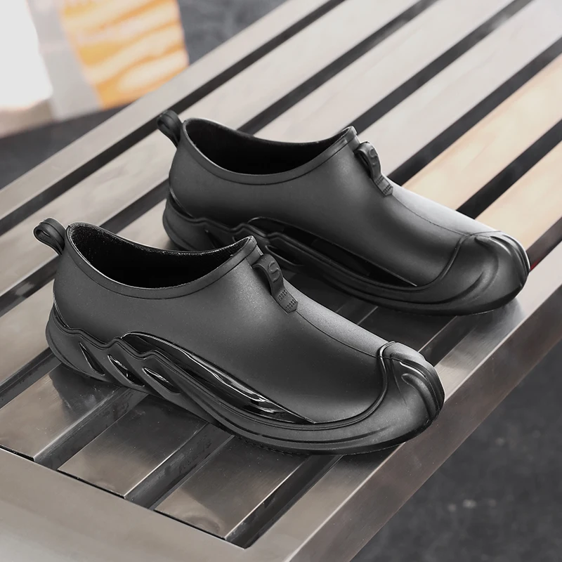 PARZIVAL Rain Boots Men's Low-Top Outdoor Non-Slip Waterproof Soft-Soled Low-Cut Rain Shoes Kitchen Fishing Work Rubber Shoes
PARZIVAL Rain Boots Men's Low-Top Outdoor Non-Slip Waterproof Soft-Soled Low-Cut Rain Shoes Kitchen Fishing Work Rubber Shoes