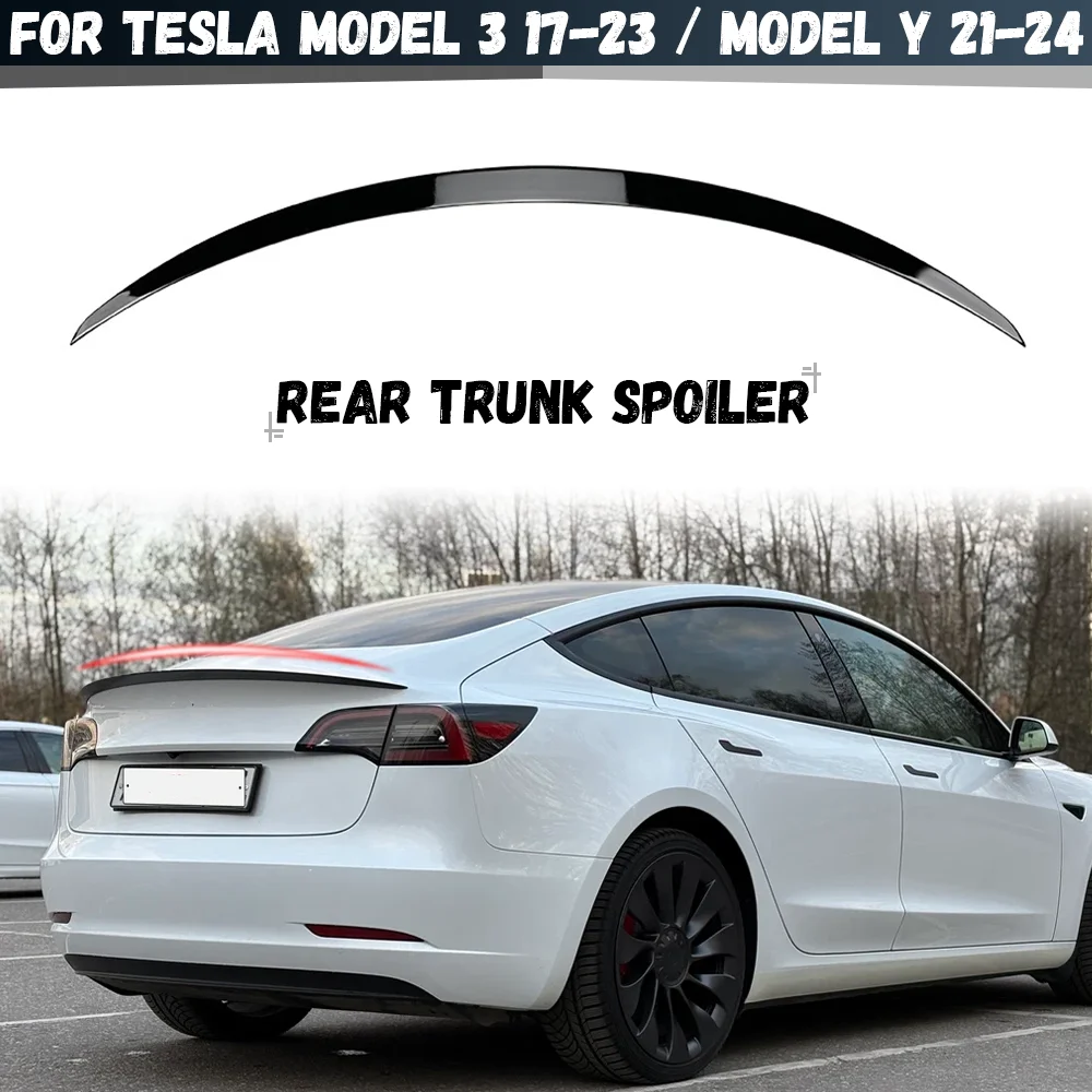 For Tesla Model 3 2017-2023 / Model Y 2021-2024 Rear Trunk Spoiler Top Tail Wing Spoiler Car Body Kit
For Tesla Model 3 2017-2023 / Model Y 2021-2024 Rear Trunk Spoiler Top Tail Wing Spoiler Car Body Kit