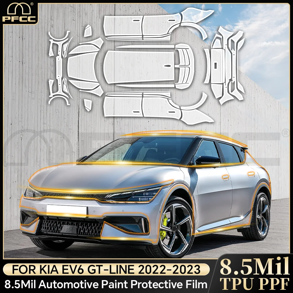 TPU Paint Protection Film For KIA EV6 GT-line 2022 2023 Pre-cut PPF Car Body Anti-scratch Clear Bra Resistant Self-adhesive Kit
TPU Paint Protection Film For KIA EV6 GT-line 2022 2023 Pre-cut PPF Car Body Anti-scratch Clear Bra Resistant Self-adhesive Kit