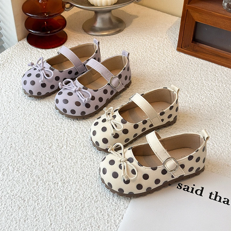 New Children's Flats Fashion Polka Dot Printed Girls Causal Leather Shoes Non-slip Spring Autumn Kids Princess Mary Jane Shoes
New Children's Flats Fashion Polka Dot Printed Girls Causal Leather Shoes Non-slip Spring Autumn Kids Princess Mary Jane Shoes