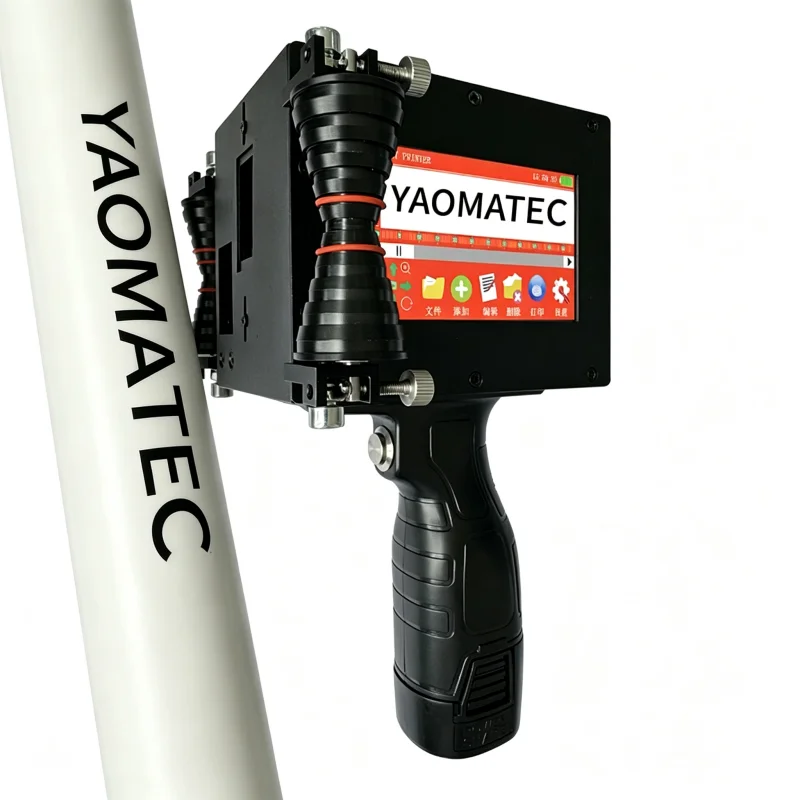 Yaomatec tube printer printing gun QR Bar code number logo expiry date label mask hand jet handheld thermal inkjet TIJ printer
Yaomatec tube printer printing gun QR Bar code number logo expiry date label mask hand jet handheld thermal inkjet TIJ printer