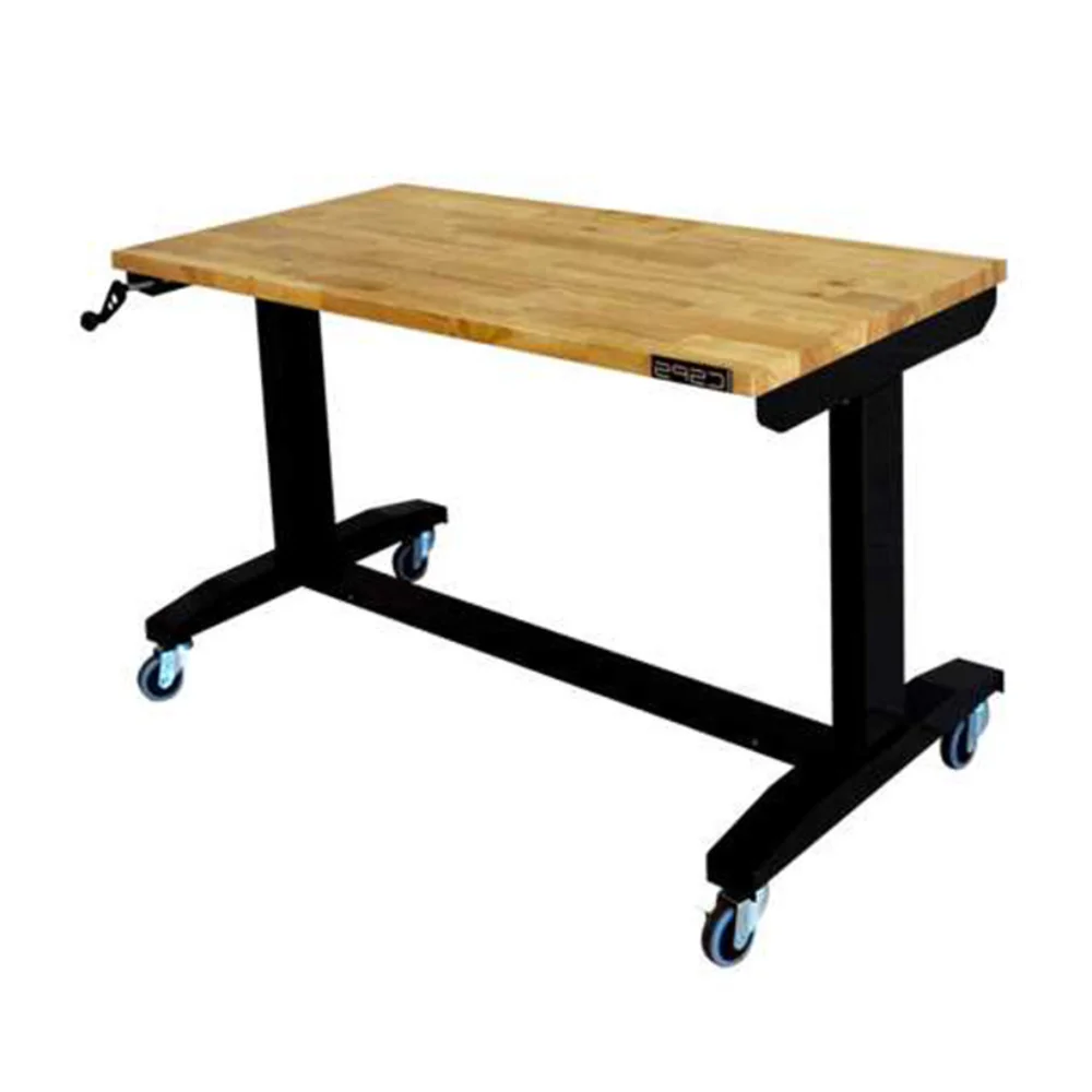 Adjustable Height Table 117cm Solid Steel Home Office Heavy Duty Wooden Top ISTA Standard Vietnam Manufacturer Reasonable Price
Adjustable Height Table 117cm Solid Steel Home Office Heavy Duty Wooden Top ISTA Standard Vietnam Manufacturer Reasonable Price