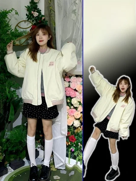 plus Size Women's Thiened Winter Cotton Jaet Warm Flight Coat American Sle Autumn Winter Outerwear Casual Loose Fit
plus Size Women's Thiened Winter Cotton Jaet Warm Flight Coat American Sle Autumn Winter Outerwear Casual Loose Fit