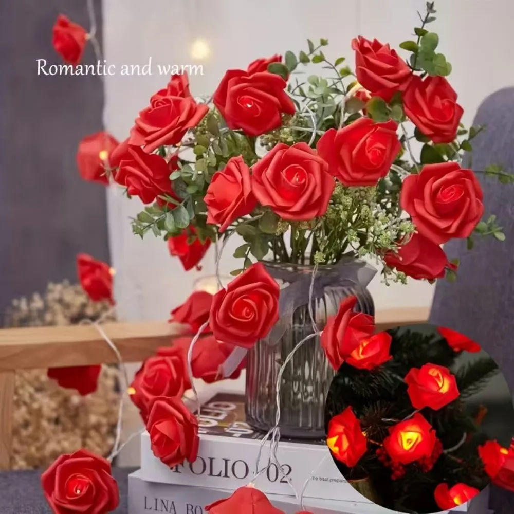 1PC 1.5M10LED/3M20LED artificial rose string light,powered by AA batteries(excl),used for room and Valentine's Day decoration
1PC 1.5M10LED/3M20LED artificial rose string light,powered by AA batteries(excl),used for room and Valentine's Day decoration