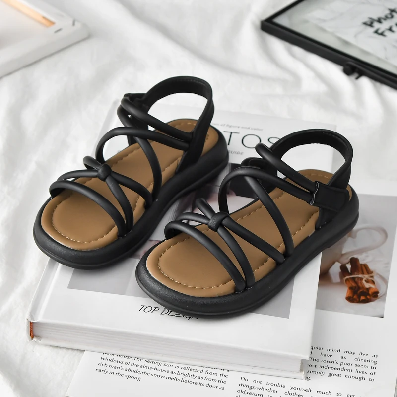 Kids Cross Strap Sandals for Girls 2025 Summer Non-slip Sole Toddler Beach Sandals Girls Roman Shoes Flats Elegant Chic 1-3years
Kids Cross Strap Sandals for Girls 2025 Summer Non-slip Sole Toddler Beach Sandals Girls Roman Shoes Flats Elegant Chic 1-3years