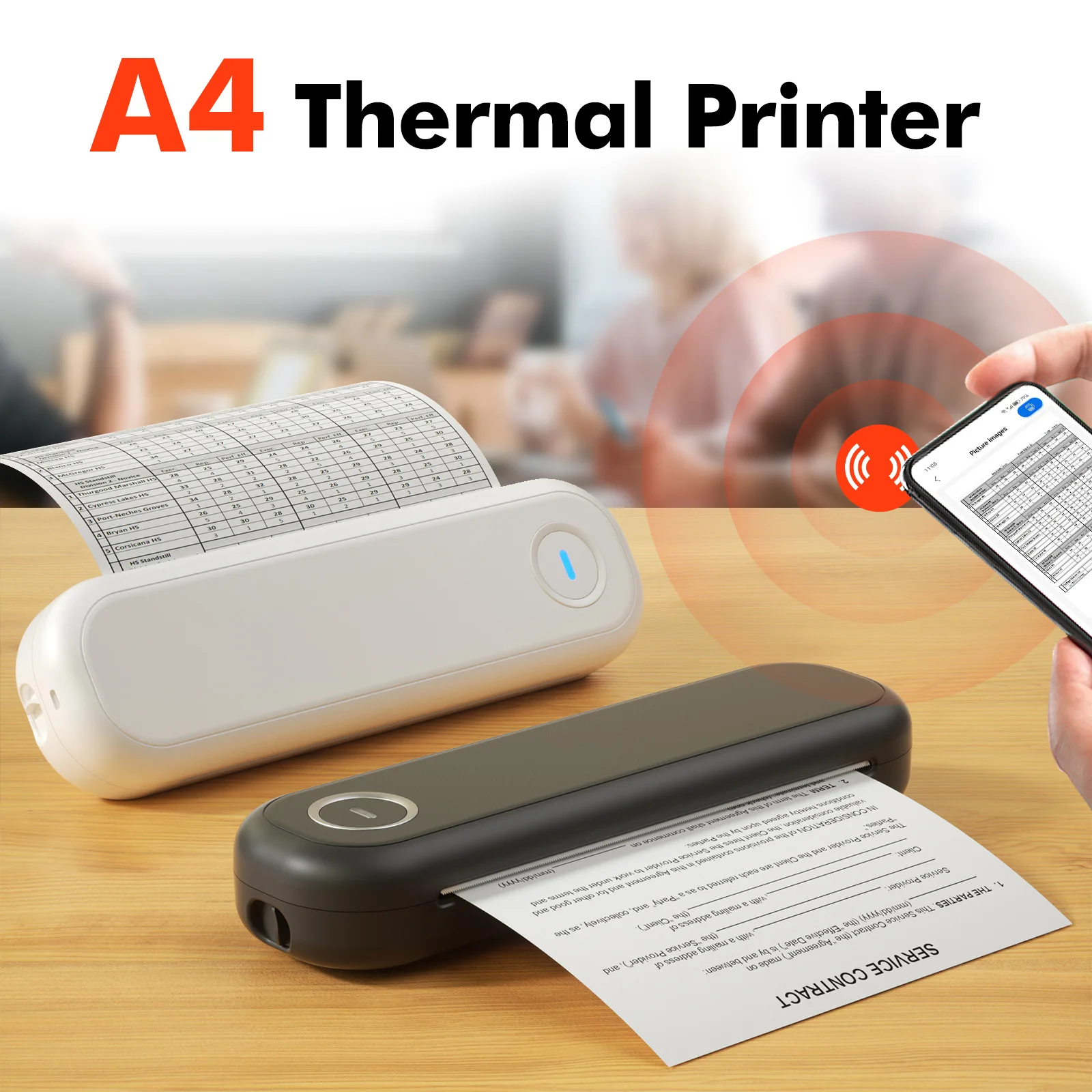 Orico A4 Portable thermal printer,Inkless printing,Print via Bluetooth or computer,Suitable for office, home, school, etc.
Orico A4 Portable thermal printer,Inkless printing,Print via Bluetooth or computer,Suitable for office, home, school, etc.