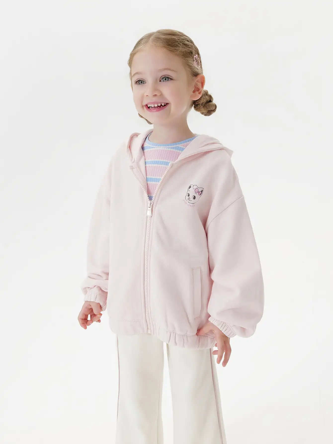 MARC & JANIE Toddler Girl Cat Hoodie Soft Cotton Zipper Jacket Casual Outerwear for Autumn 551612
MARC & JANIE Toddler Girl Cat Hoodie Soft Cotton Zipper Jacket Casual Outerwear for Autumn 551612