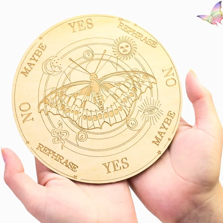 Round Butterfly Wooden Decorative Plate Sun Moon Divination Home Kitchen Tabletop Placemat for Dining Table Coaster Accessories
Round Butterfly Wooden Decorative Plate Sun Moon Divination Home Kitchen Tabletop Placemat for Dining Table Coaster Accessories