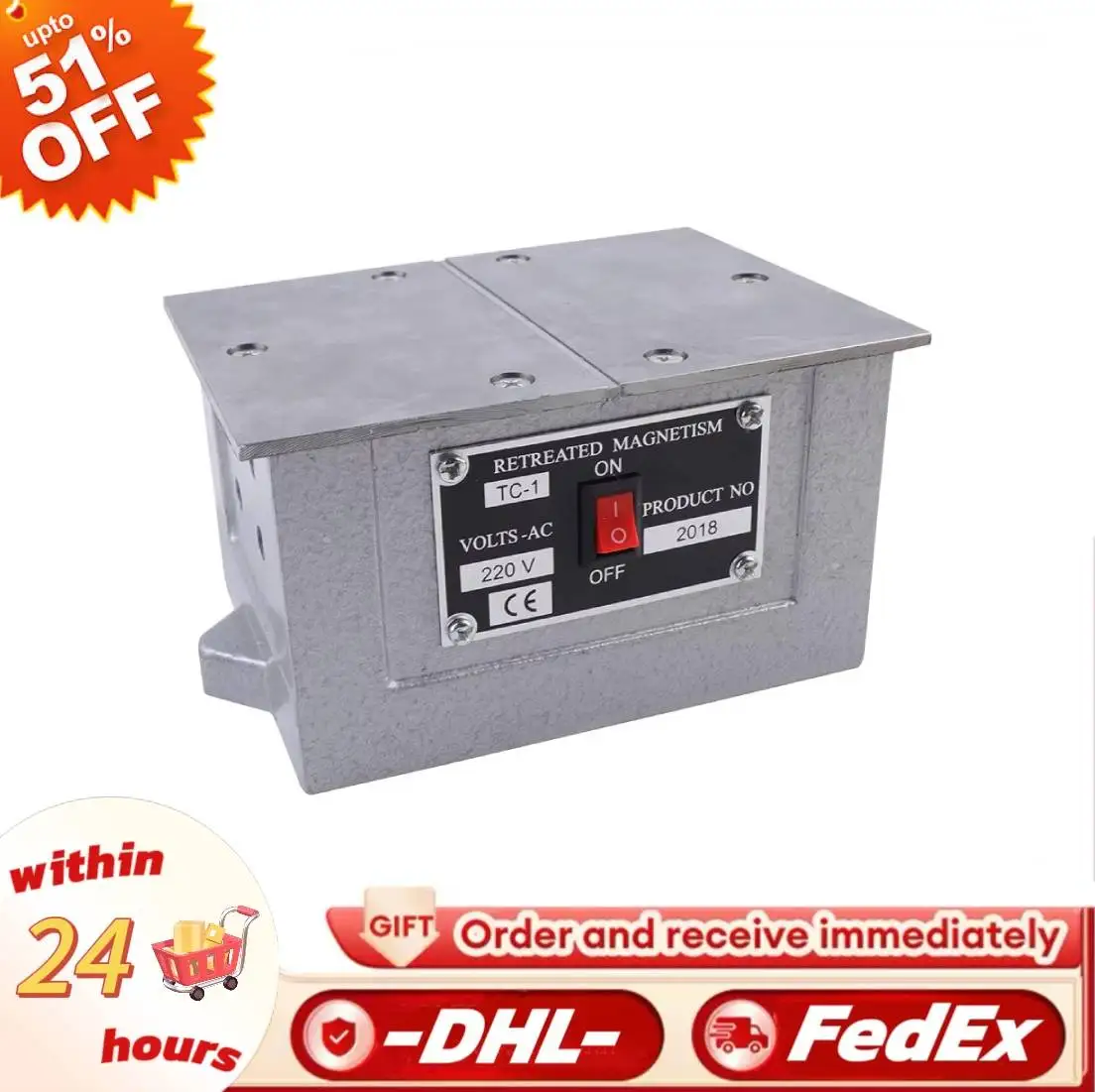 100W TC-1 Demagnetization Degausser Machine Efficient Tool AC220V/50Hz for Smaller Workpieces Aluminum&copper Material
100W TC-1 Demagnetization Degausser Machine Efficient Tool AC220V/50Hz for Smaller Workpieces Aluminum&copper Material