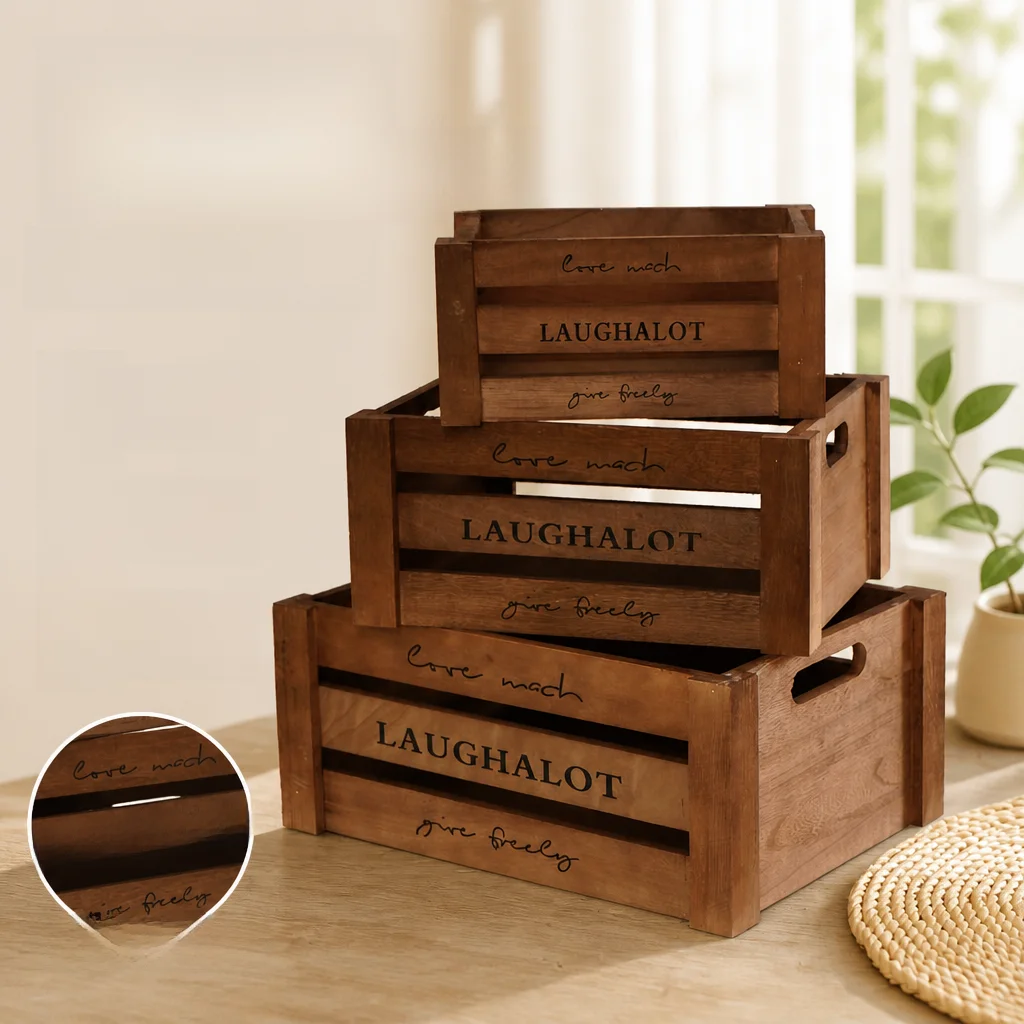 Retro Wooden Storage Box Large Rectangular Wood Display Decorative Small Wood Box Vintage Style Utility Storage Case
Retro Wooden Storage Box Large Rectangular Wood Display Decorative Small Wood Box Vintage Style Utility Storage Case
