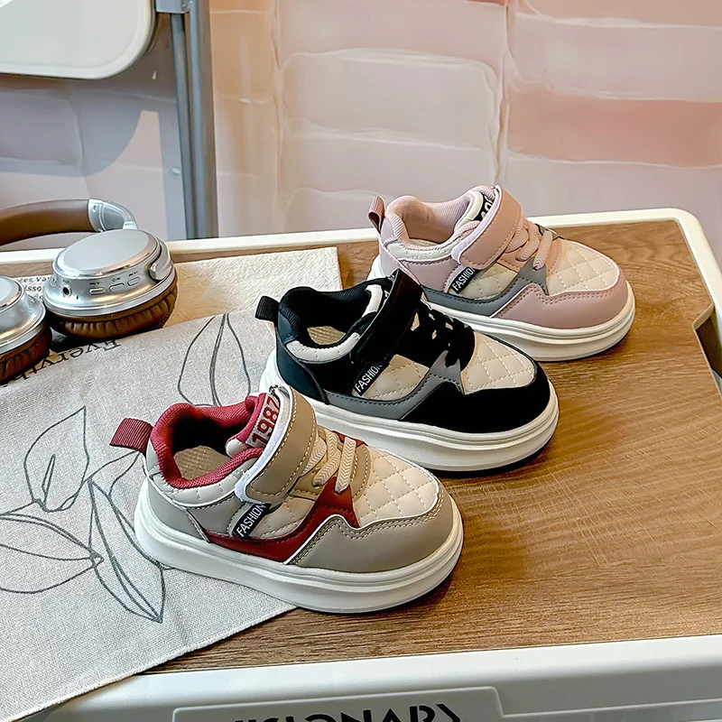 Students Casual Shoes Hook&loop Boys Girls Basketball Shoes Thick Soft Sole 2025 New Fashion Children Sports Shoes Ins Trendy
Students Casual Shoes Hook&loop Boys Girls Basketball Shoes Thick Soft Sole 2025 New Fashion Children Sports Shoes Ins Trendy