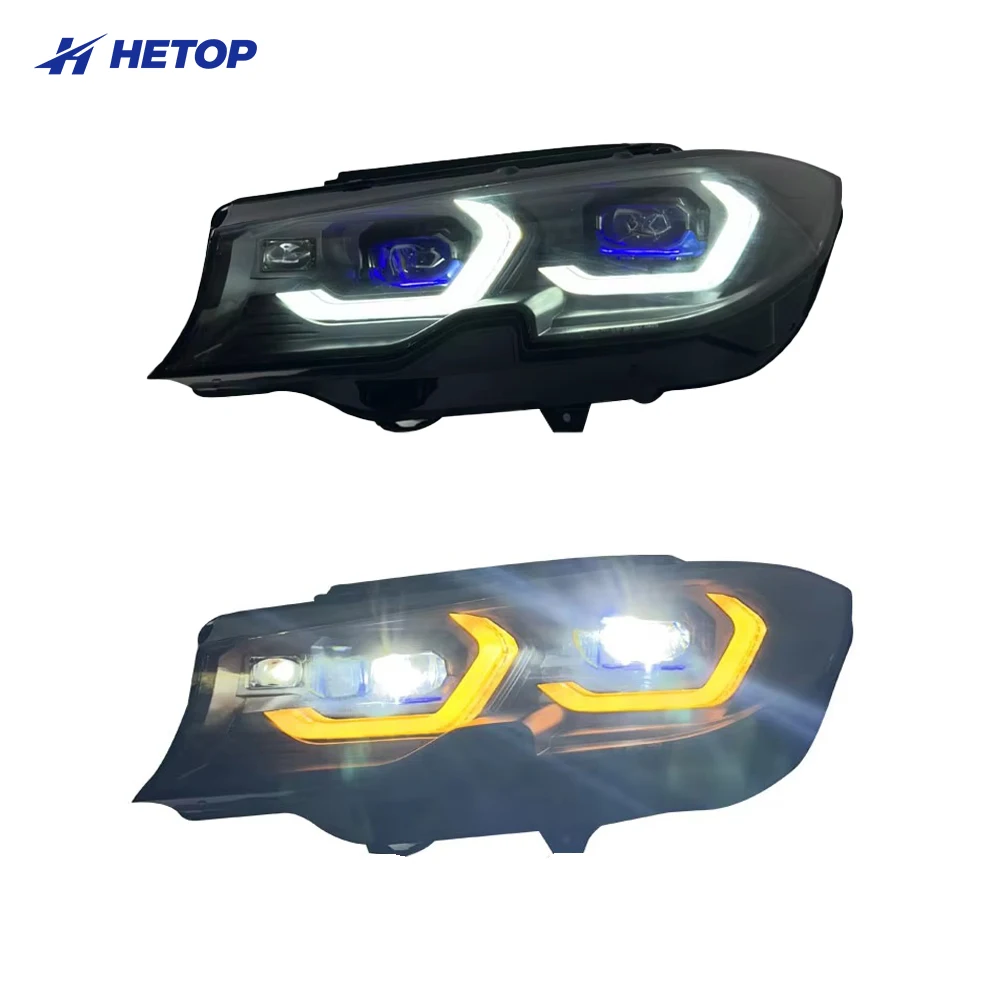 Фары HETOP G20 Pre-LCI с двухцветными ДХО для BMW 2019-2023 G28 G80, передние фары 320i 325i 330i, проекционные автомобильные фары.
Фары HETOP G20 Pre-LCI с двухцветными ДХО для BMW 2019-2023 G28 G80, передние фары 320i 325i 330i, проекционные автомобильные фары.