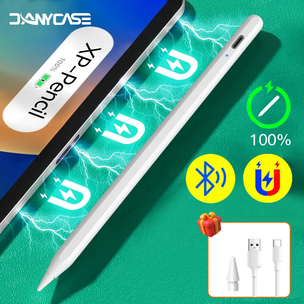 For iPad Stylus Pen Magnetic Charging Pencil for Air 5/4 Pro 11 / 12.9 2023-2018 7th 8th 9th Gen 10.2 Mini 6 Screen Touch Pencil
For iPad Stylus Pen Magnetic Charging Pencil for Air 5/4 Pro 11 / 12.9 2023-2018 7th 8th 9th Gen 10.2 Mini 6 Screen Touch Pencil