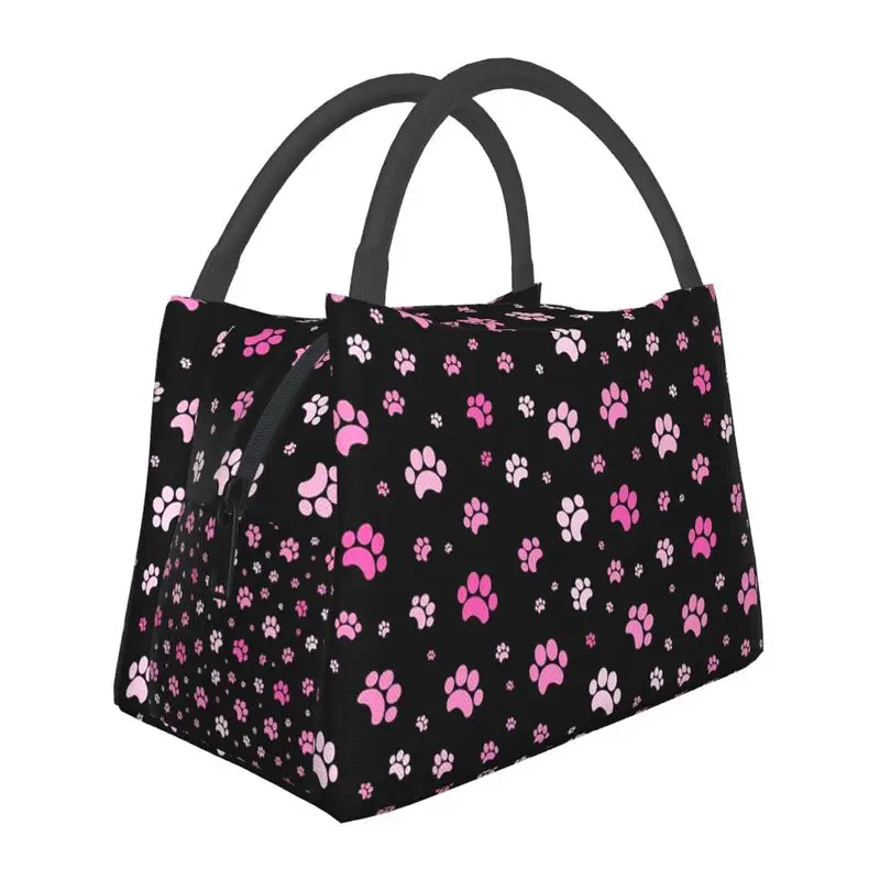 Red And Pink Paw Dog Pattern Insulated Lunch Bags for Women Resuable Cooler Thermal Bento Box Hospital Office
Red And Pink Paw Dog Pattern Insulated Lunch Bags for Women Resuable Cooler Thermal Bento Box Hospital Office