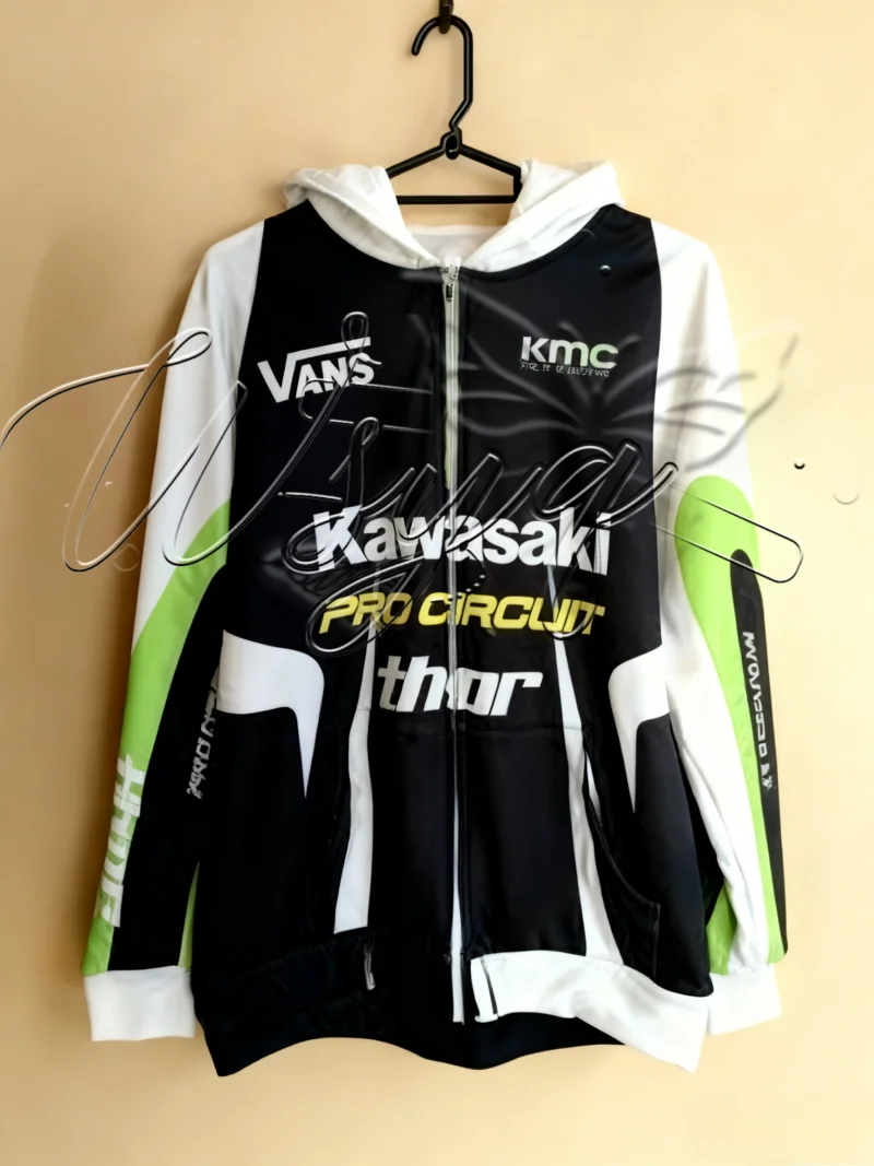 Kawasaki модная персонализированная толстовка на молнии осень/зима новая мужская мотоциклетная езда бег спортивная повседневная толстовка топ
Kawasaki модная персонализированная толстовка на молнии осень/зима новая мужская мотоциклетная езда бег спортивная повседневная толстовка топ