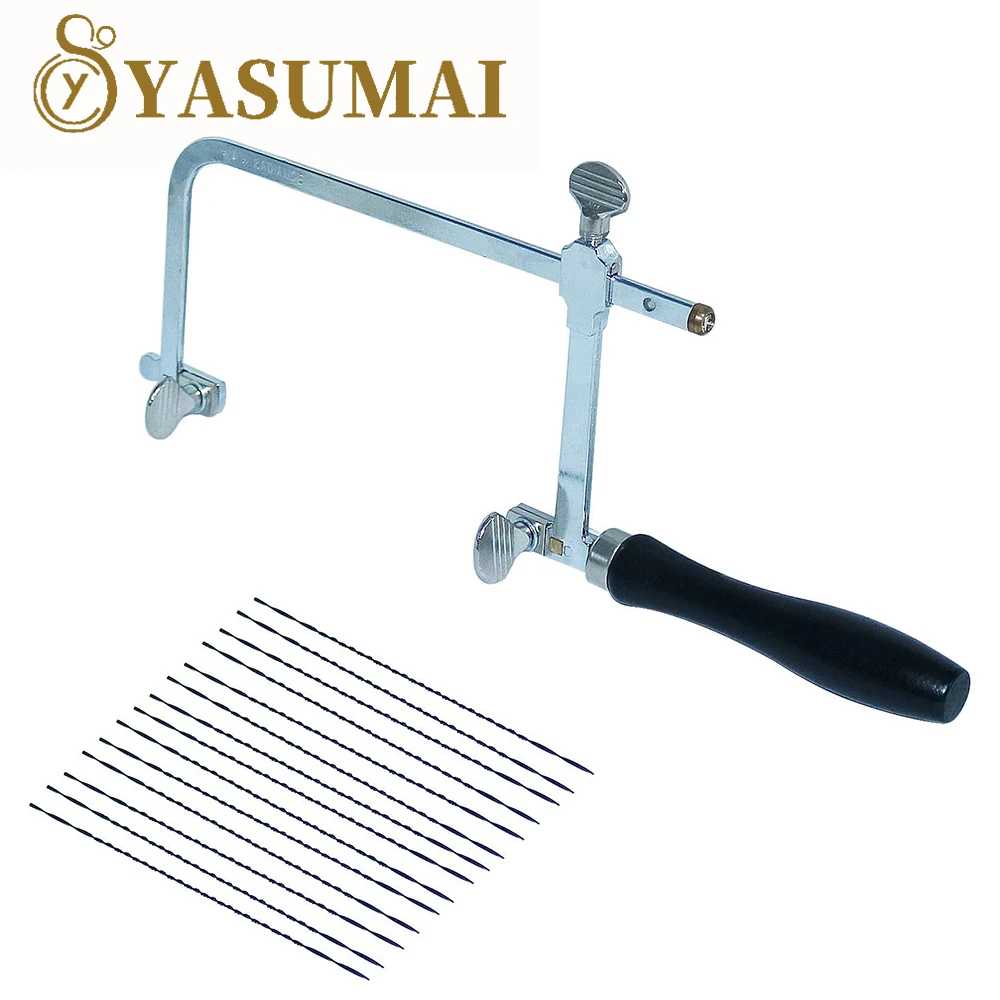 Yasumai Jeweler's Saw Frame Adjustable with 12 Assorted Jewelers Saw Blades Professional Jewelry Making Kit
Yasumai Jeweler's Saw Frame Adjustable with 12 Assorted Jewelers Saw Blades Professional Jewelry Making Kit