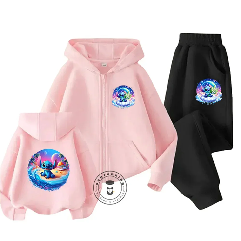 Children's Clothing Stitch Cartoon Hoodie+pant Boys Girls Casual Long Sleeved Sweatshirts 2 13 Years Old Kids Casual TOPS
Children's Clothing Stitch Cartoon Hoodie+pant Boys Girls Casual Long Sleeved Sweatshirts 2 13 Years Old Kids Casual TOPS