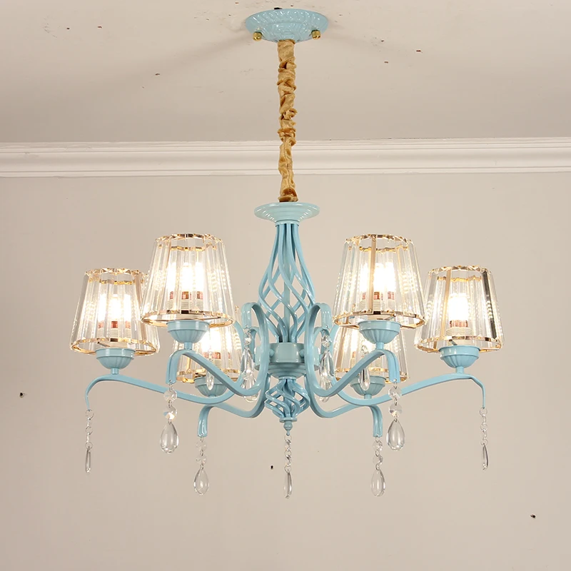 Crystal Chandelier Personality Blue Mediterranean Light Macaron Living Room Dining Room Lamp Bedroom Lamp Nordic Luxury
Crystal Chandelier Personality Blue Mediterranean Light Macaron Living Room Dining Room Lamp Bedroom Lamp Nordic Luxury