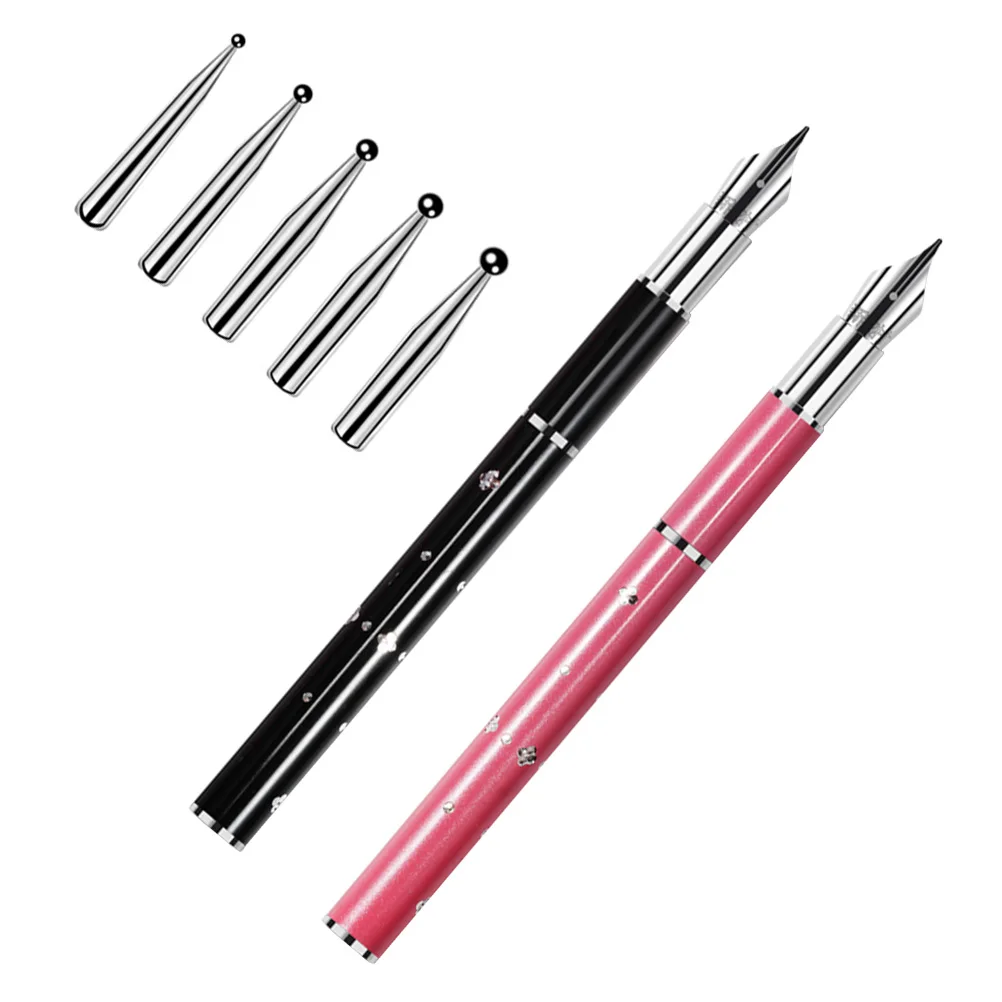 2pcs Art Pen Kit Professional Manicure Drawing Tool Lightweight Long Handle Color Pen Set For Women Pink Black Replacement
2pcs Art Pen Kit Professional Manicure Drawing Tool Lightweight Long Handle Color Pen Set For Women Pink Black Replacement