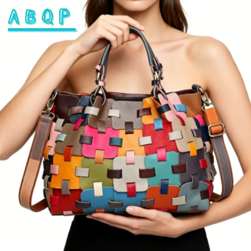 Women's Handbags Luxury Brand Genuine Leather Women's Shoulder Crossbody Bags Handmade Stitching Fashion Casual Women's Bags
Women's Handbags Luxury Brand Genuine Leather Women's Shoulder Crossbody Bags Handmade Stitching Fashion Casual Women's Bags