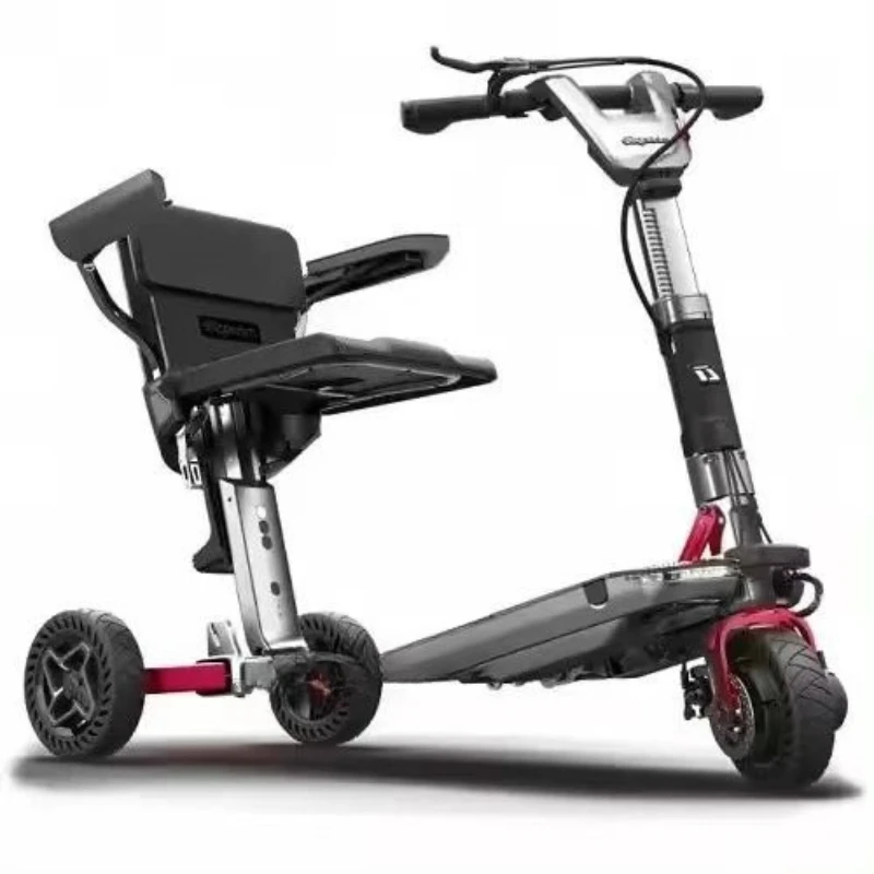 Battery car with armrests foldable by plane scooter three-wheeled elderly chair
Battery car with armrests foldable by plane scooter three-wheeled elderly chair
