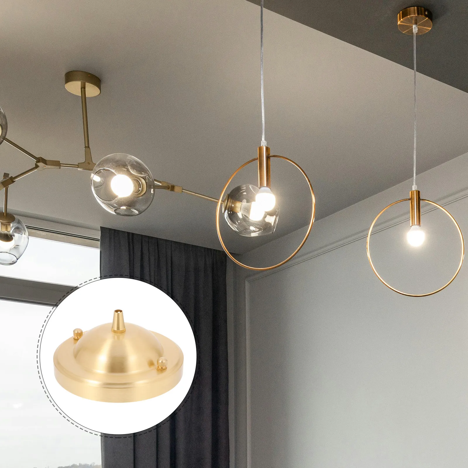 Copper Ceiling Plate Vintage Minimalist Style Ceiling Light Canopy Cover Plate for Living Room Bedroom Nursery Retro Pendant
Copper Ceiling Plate Vintage Minimalist Style Ceiling Light Canopy Cover Plate for Living Room Bedroom Nursery Retro Pendant