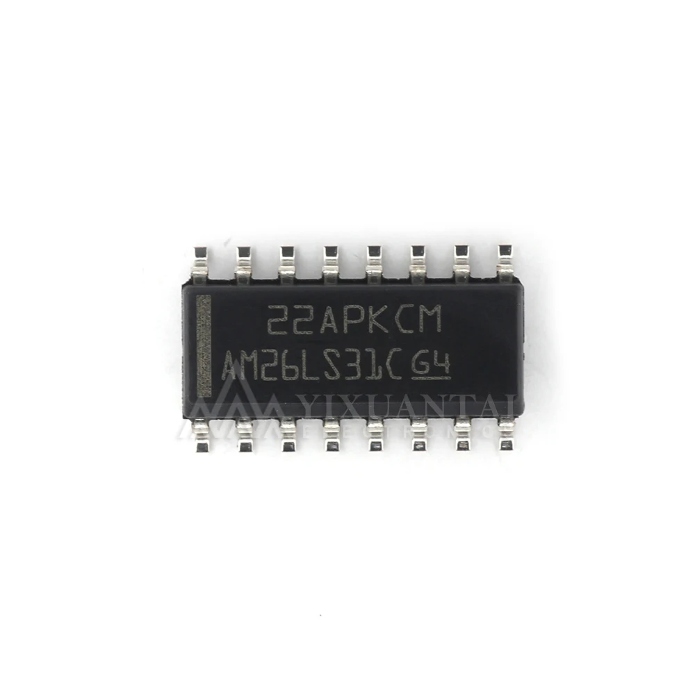 10pcs/Lot AM26LS31C AM26LS31CDR AM26LS31CD【IC TRANSCEIVER 4/0 16SOIC】New and Original
10pcs/Lot AM26LS31C AM26LS31CDR AM26LS31CD【IC TRANSCEIVER 4/0 16SOIC】New and Original