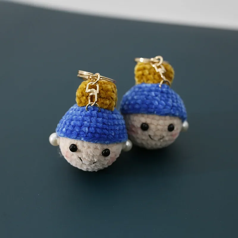 Creative Hand Woven Doll DIY Cartoon Image Mobile Phone Car Key Chain Backpack Small Pendant
Creative Hand Woven Doll DIY Cartoon Image Mobile Phone Car Key Chain Backpack Small Pendant