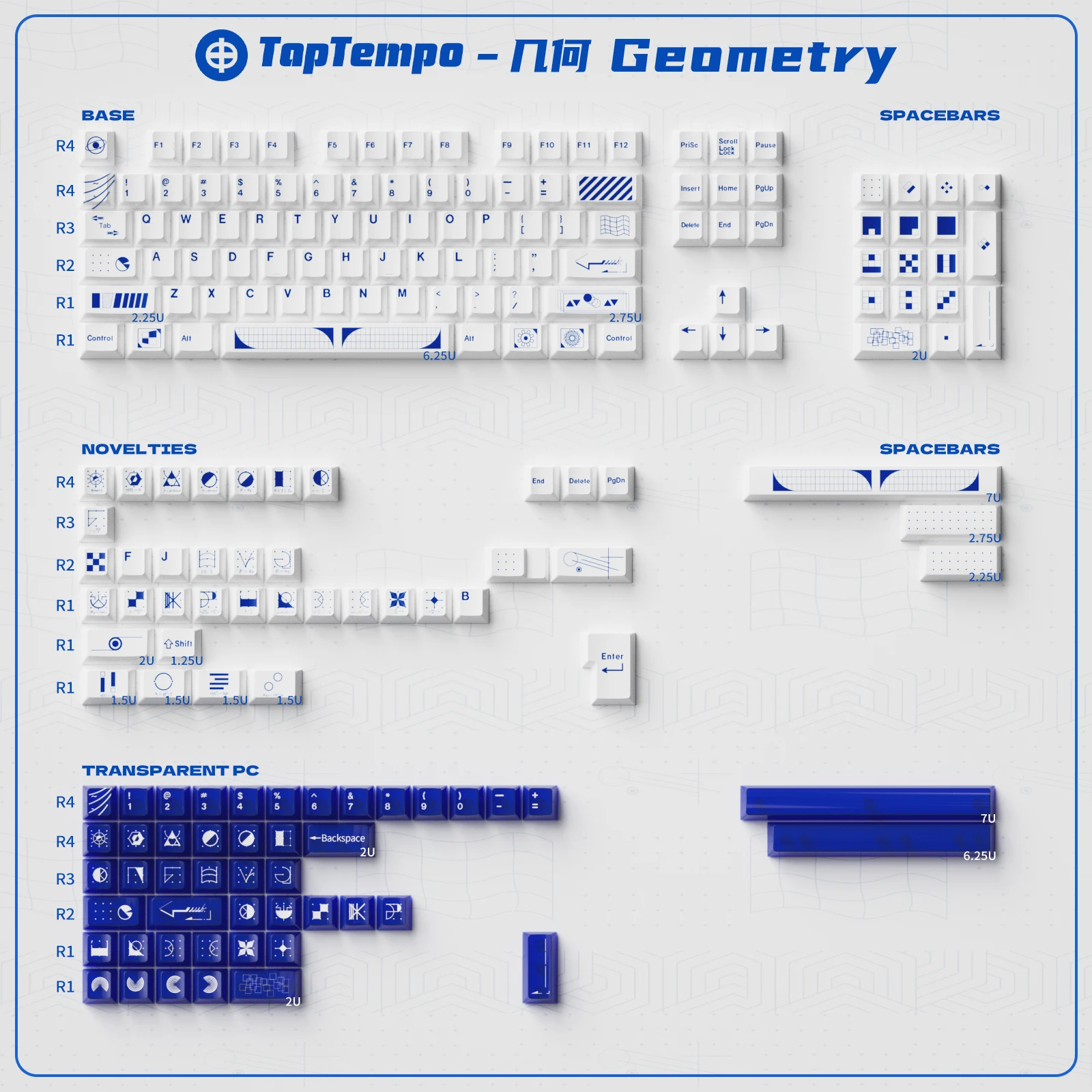Simple Blue And White Keycaps Pc Pbt Geometric Theme Full Set Of Ceramic Texture Keyboard Keycaps
Simple Blue And White Keycaps Pc Pbt Geometric Theme Full Set Of Ceramic Texture Keyboard Keycaps