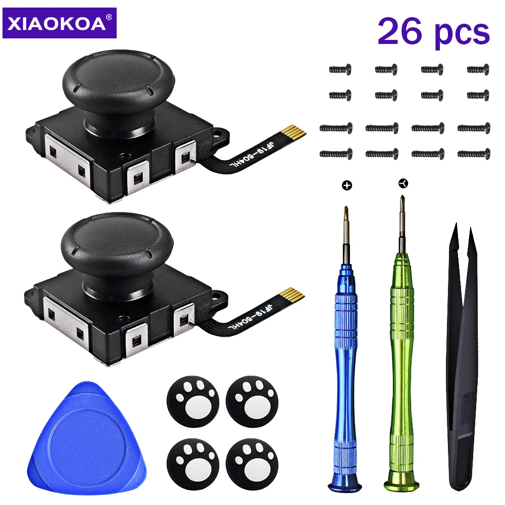 Replacement Hall Effect Joystick for Nintendo Switch/Lite/OLED Joycon Analog Thumb Stick for Analog Thumb Stick Repair Parts
Replacement Hall Effect Joystick for Nintendo Switch/Lite/OLED Joycon Analog Thumb Stick for Analog Thumb Stick Repair Parts