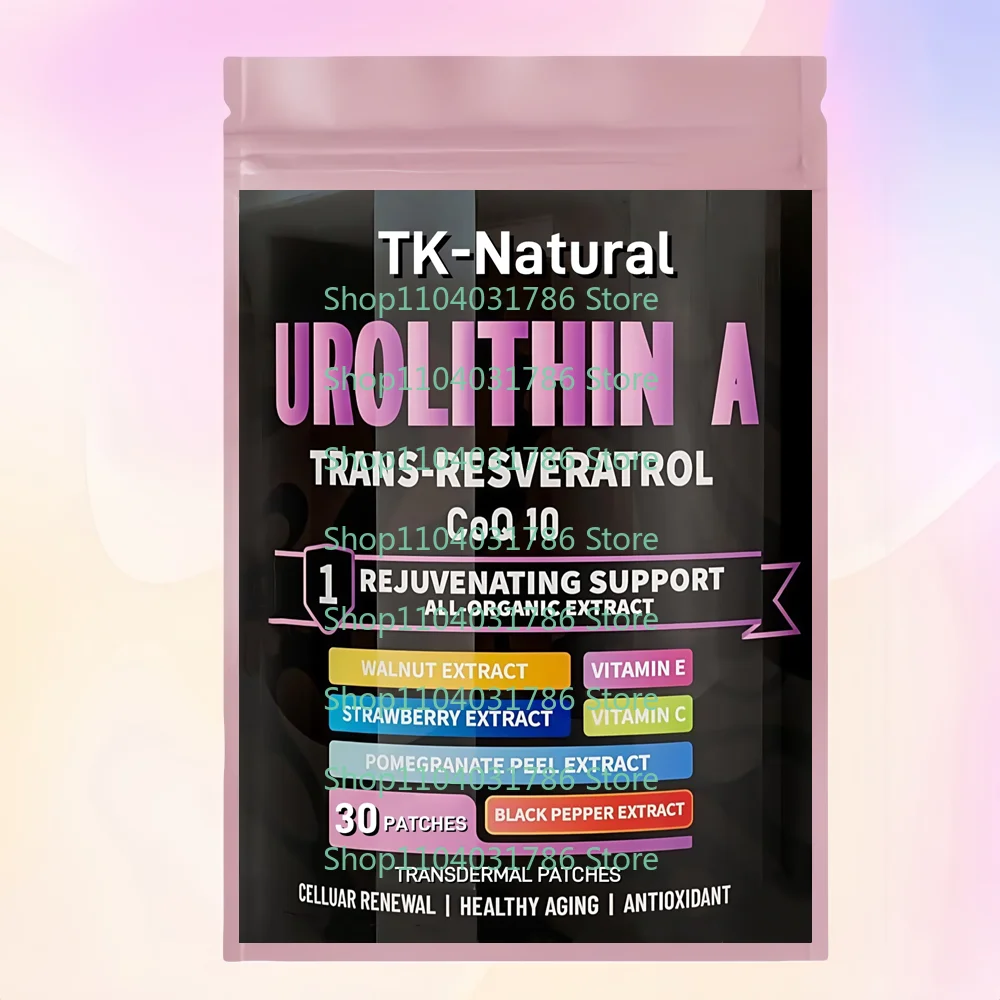 30 Patches Urolithin A Transdermal Patches With Trans-Resveratrol CoQ10 Support Healthy Aging and Cellular Renewal
30 Patches Urolithin A Transdermal Patches With Trans-Resveratrol CoQ10 Support Healthy Aging and Cellular Renewal